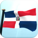 dominican republic flag 3d free android application logo